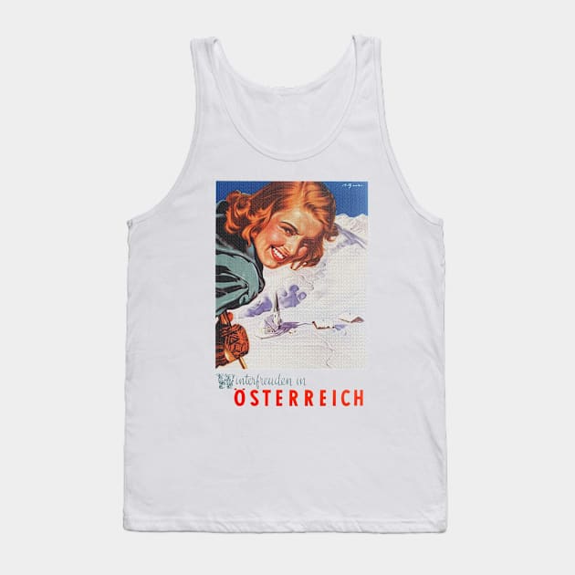 vintage ski Tank Top by SBSTN